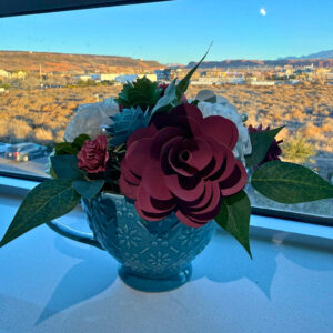 Upcycled Mug Paper Flower Arrangement