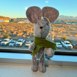 Winter Felt Mouse (Scarf)