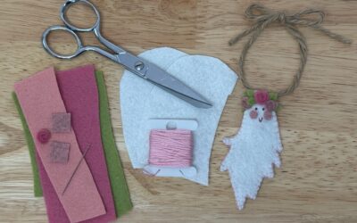 A Cute Ghost Is Hiding in Your Scraps
